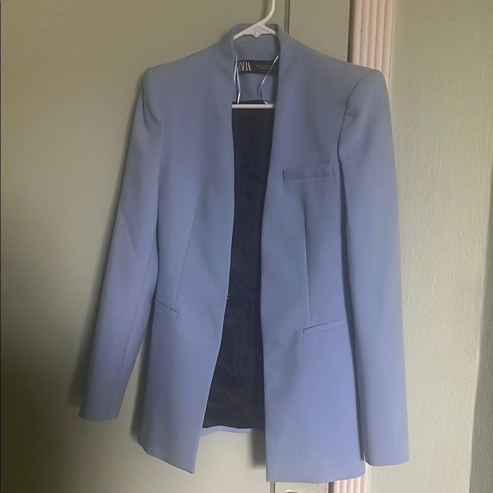 Elegant Blue Women's Blazer